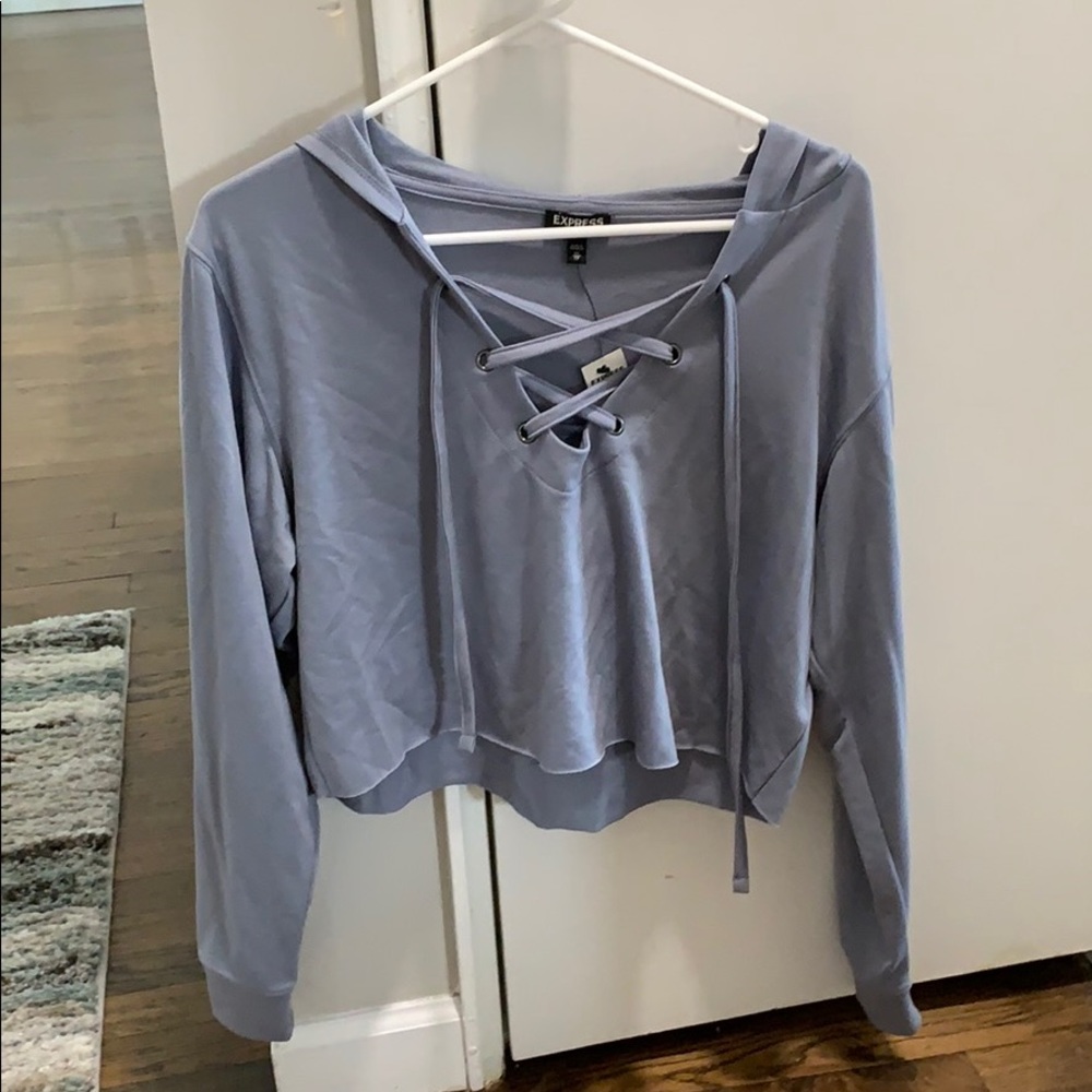 Crop light sweatshirt